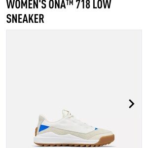 Sorel Ona 718 Low Sneaker 9 NIB Sea Salt / Chalk